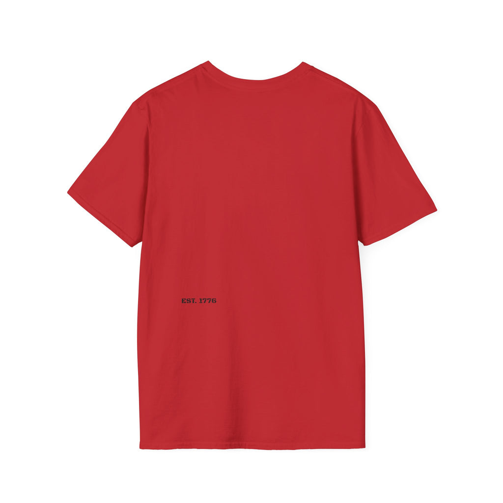 Patriotic Eagle Tee — Bald Eagle over American Flag Graphic
