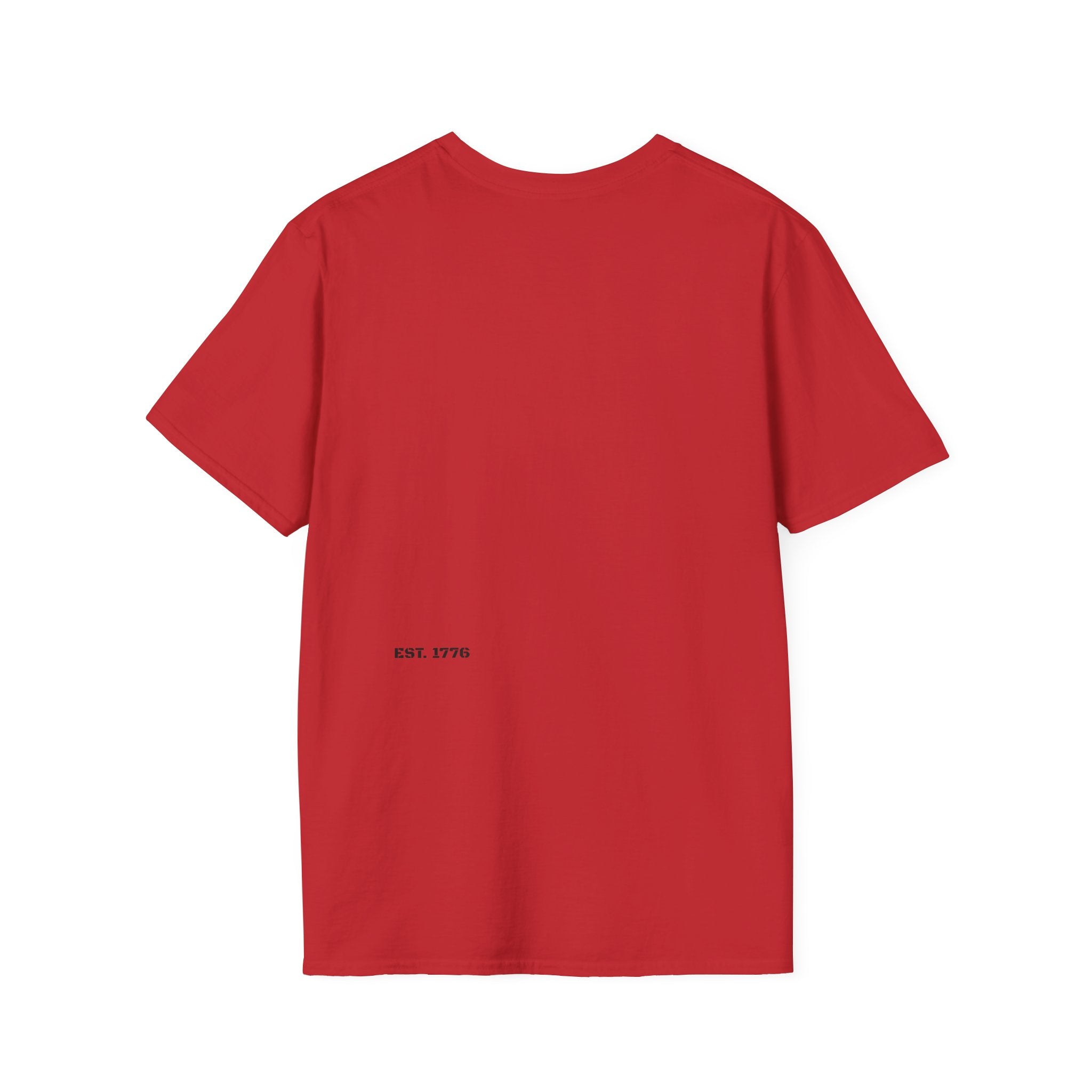 Patriotic Eagle Tee — Bald Eagle over American Flag Graphic