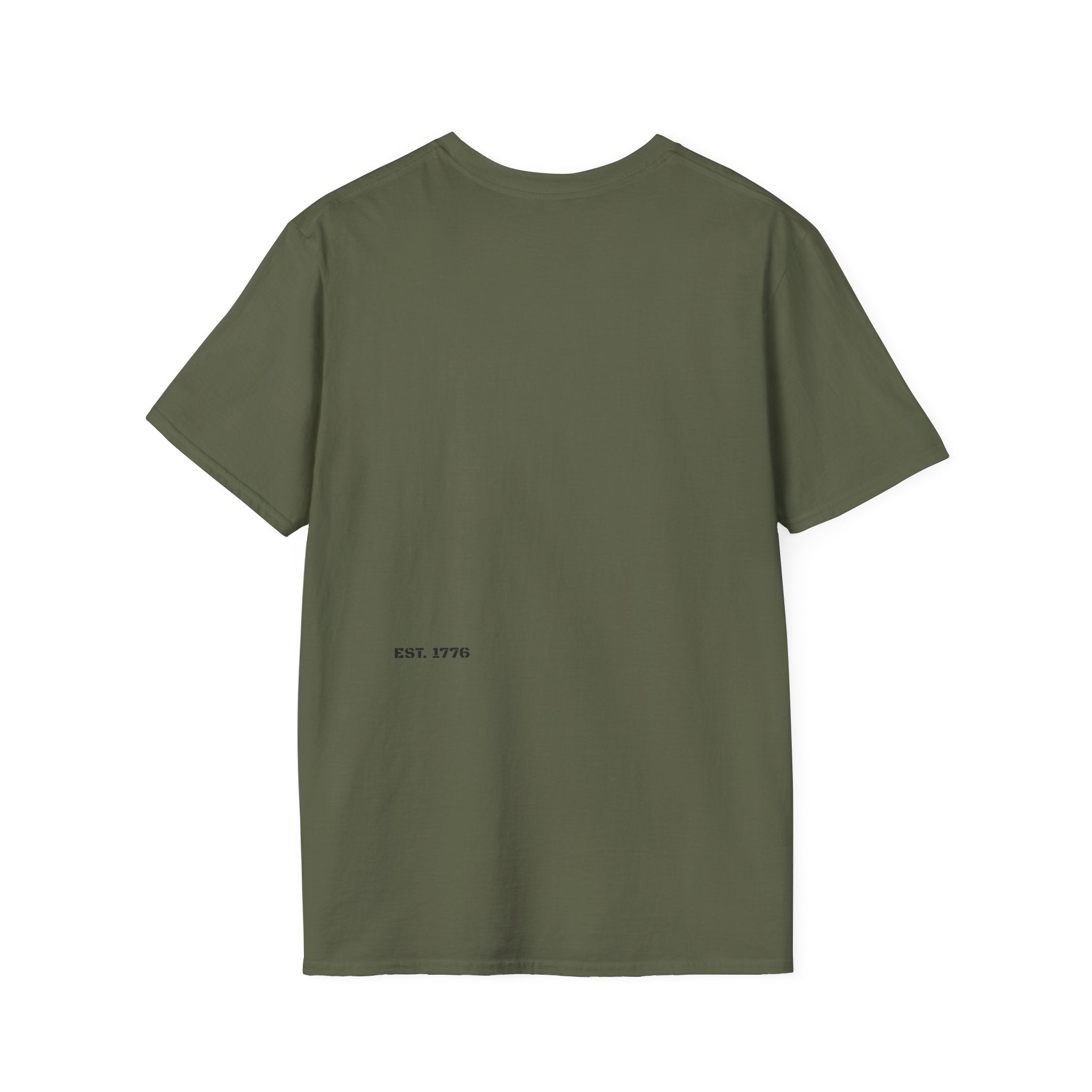 Patriotic Eagle Tee — Bald Eagle over American Flag Graphic