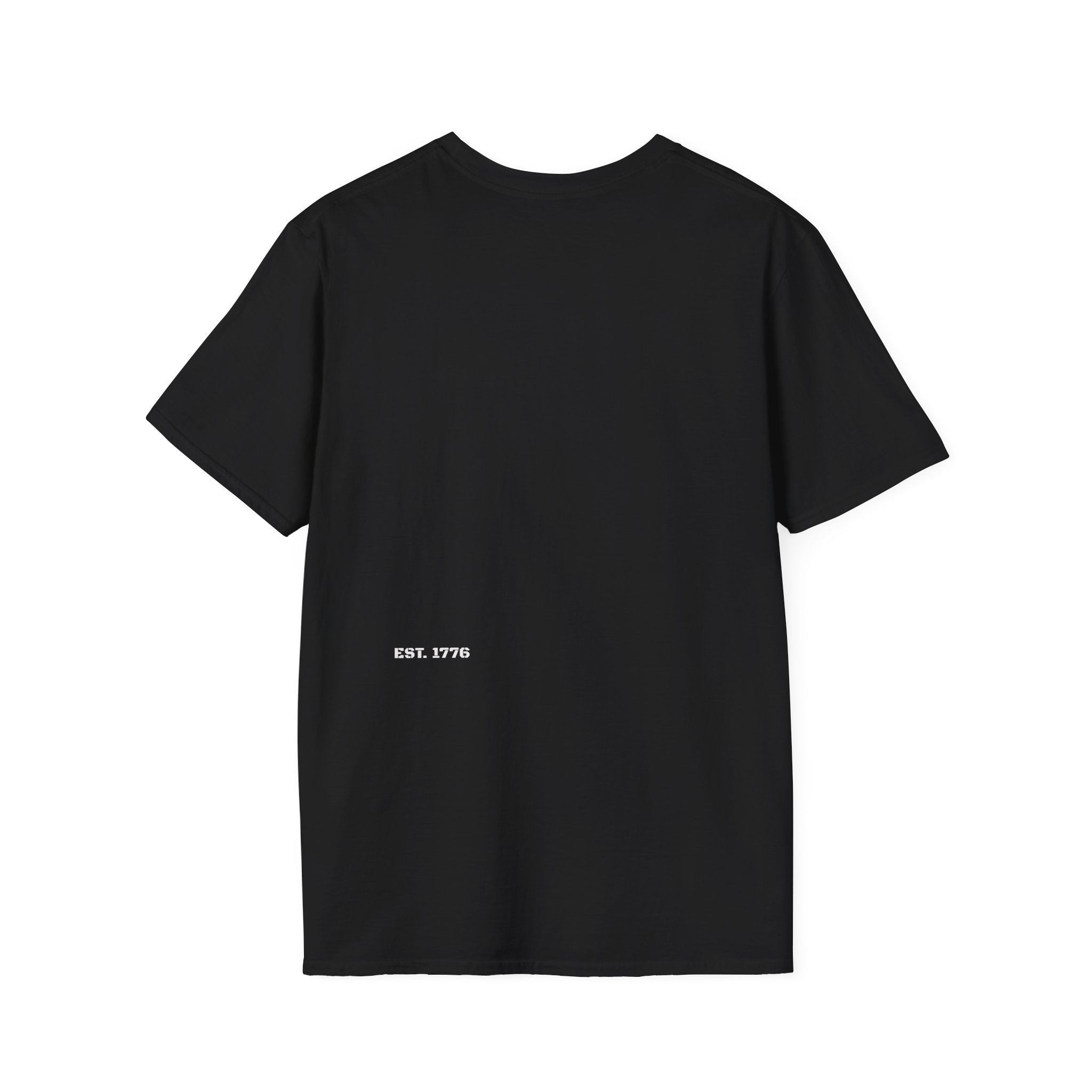 Patriotic Eagle Tee — Bald Eagle over American Flag Graphic